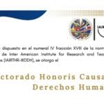 Doctorado Honoris Causa en Derechos Humanos